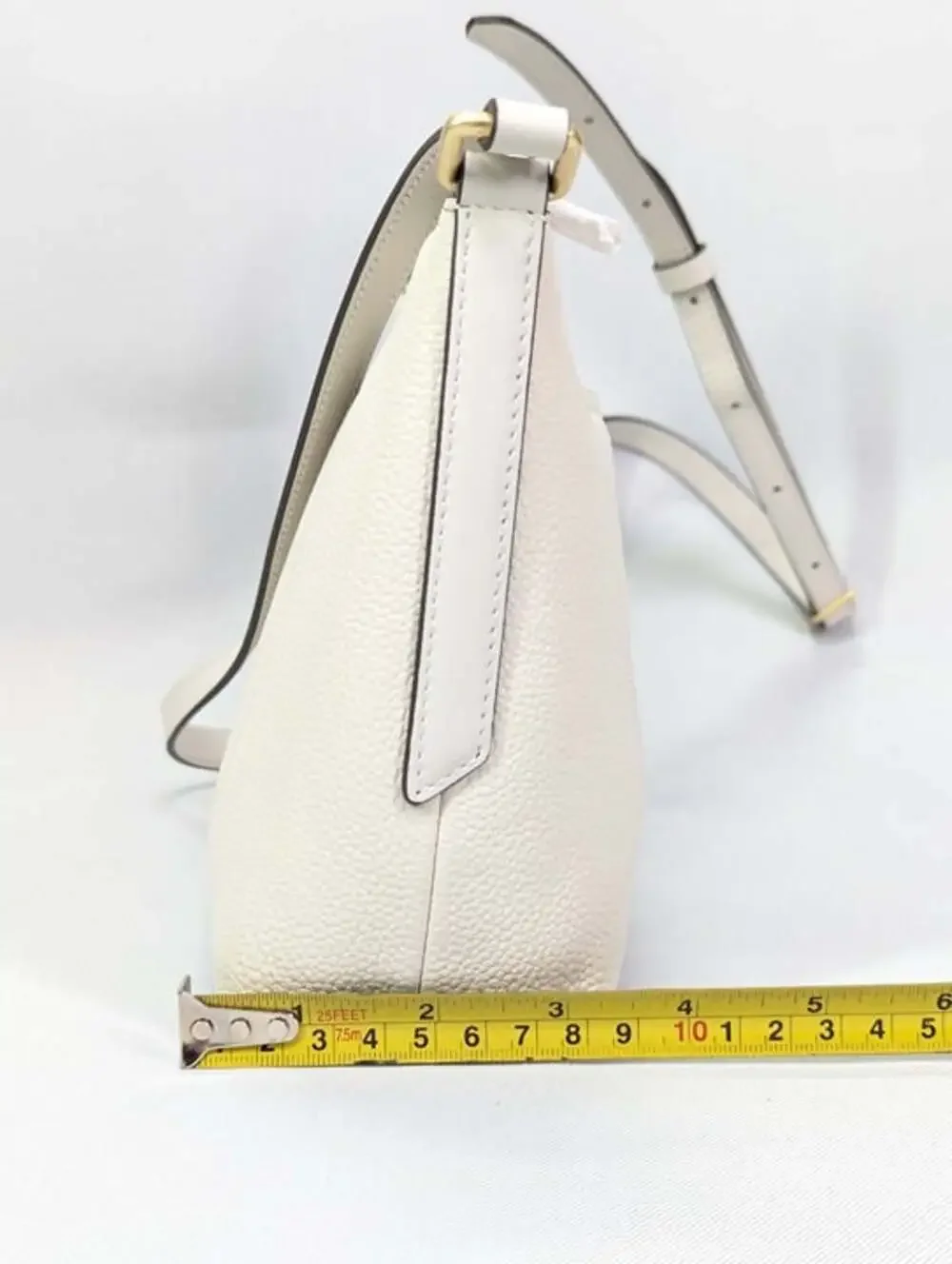 Radley London Kendal Terrace Small Leather Crossbody Bag Chalk (MSRP $248)